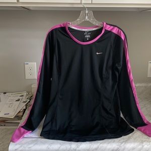 Nike athletic fitted top